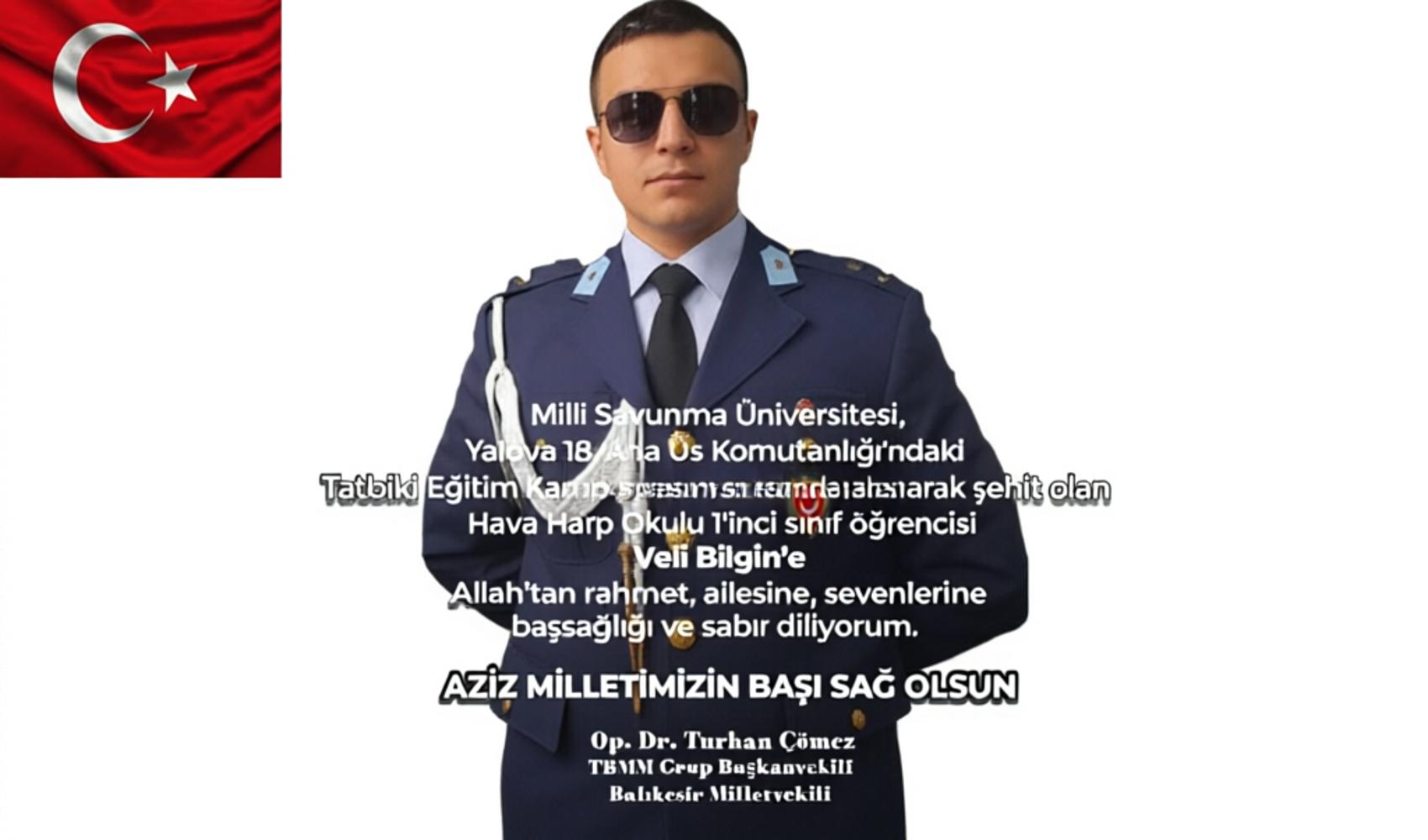 Turhan Çömez calls for investigation into military student's death in Yalova