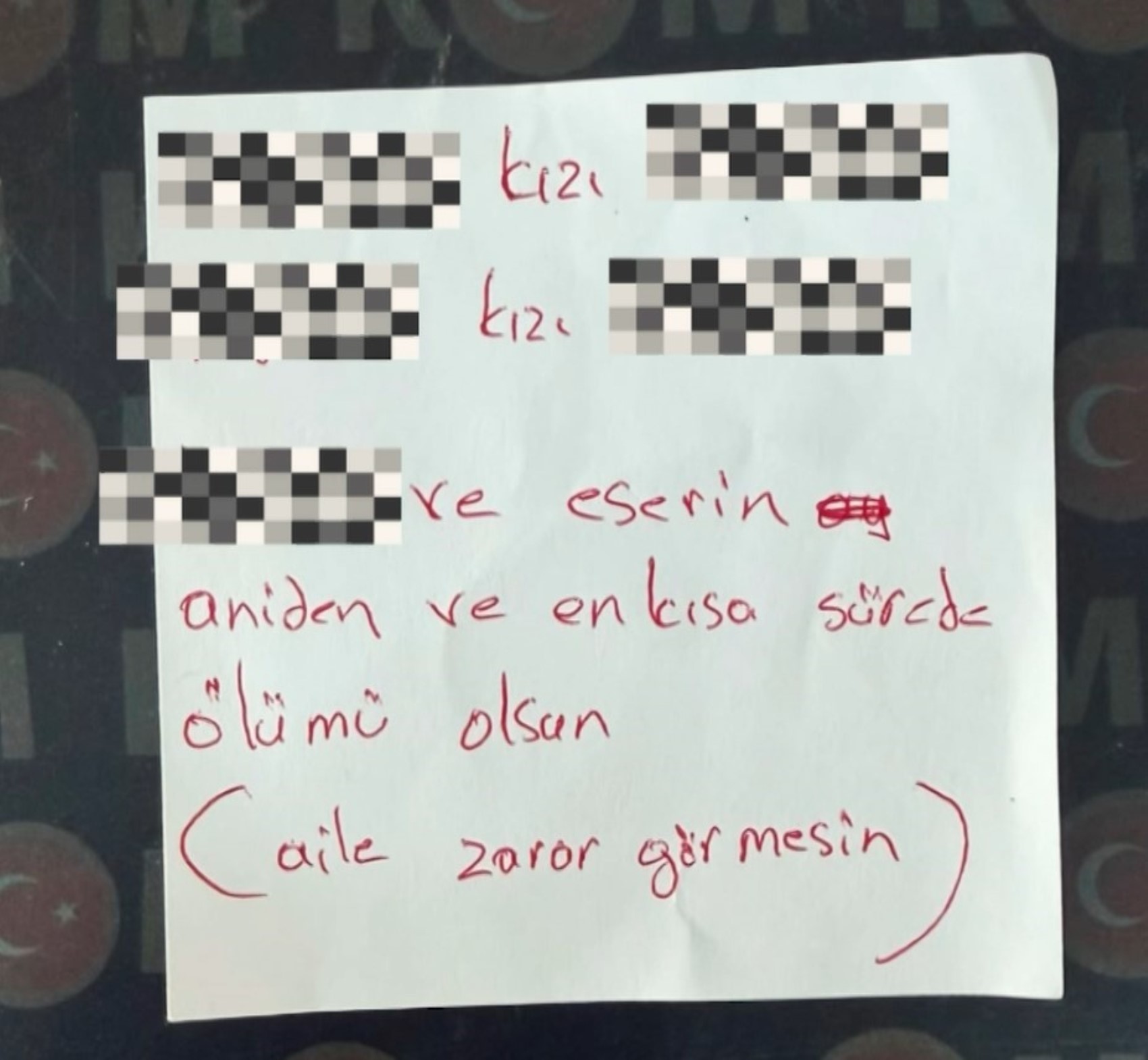 'Büyü ve beddua içerikli kağıt' operasyonu: Hocam eşim boşanma davası açmış