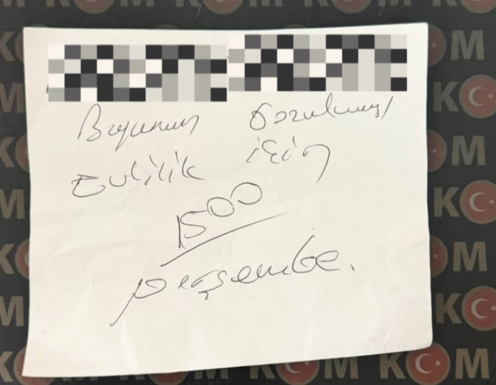 'Büyü ve beddua içerikli kağıt' operasyonu: Hocam eşim boşanma davası açmış