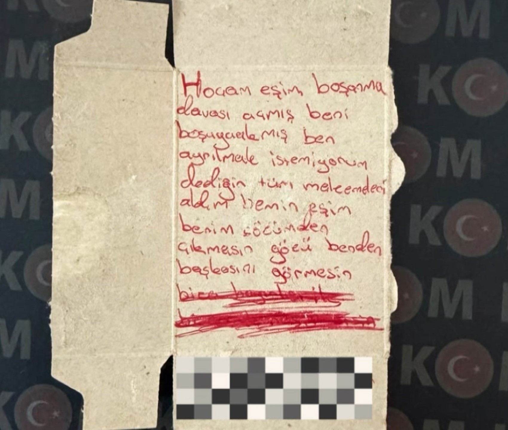 'Büyü ve beddua içerikli kağıt' operasyonu: Hocam eşim boşanma davası açmış