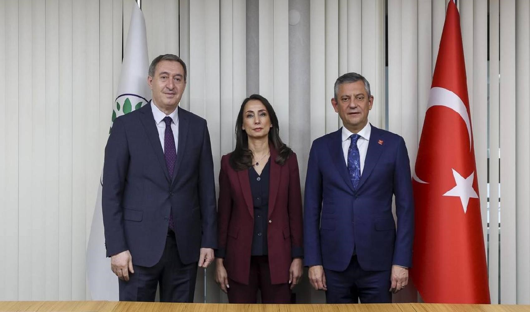 DEM Parti eş genel başkanlarından YENİ Parti Genel Başkanı Özgür Özel’e tebrik telefonu