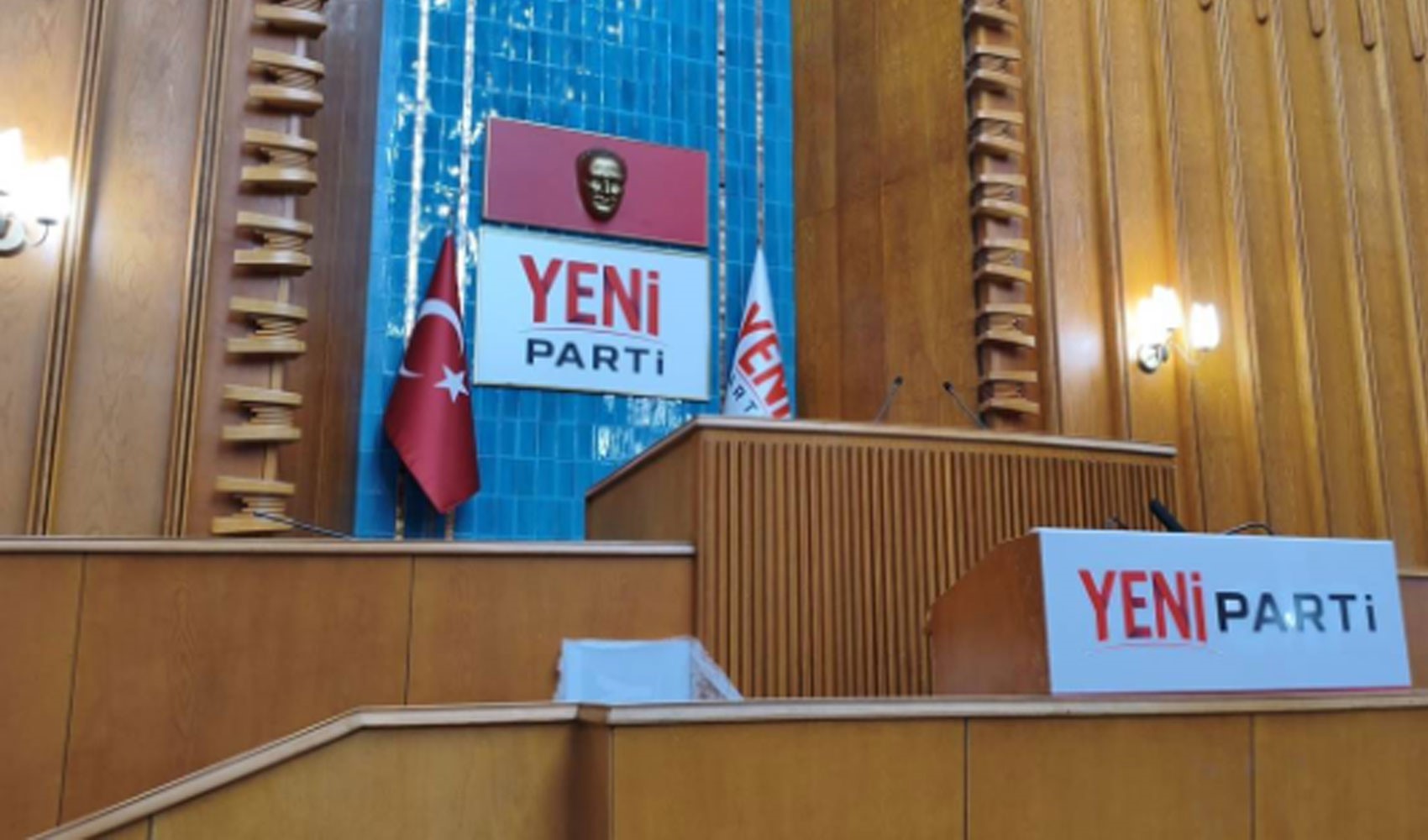 Mecliste ana muhalefet partisi olan YENİ Parti'ye büyük salon tahsis edildi
