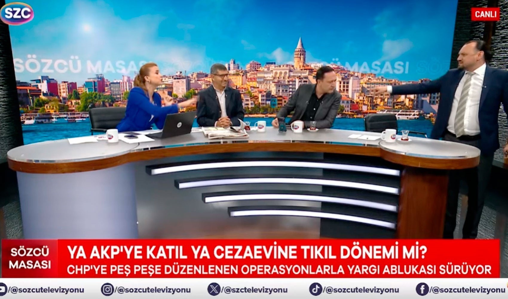 Son Dakika... Sözcü TV’de ortalık karıştı: Selçuk Geçer’le tartışan Can Özçelik yayını terk etti! 'Gerizekalı, aptal...'