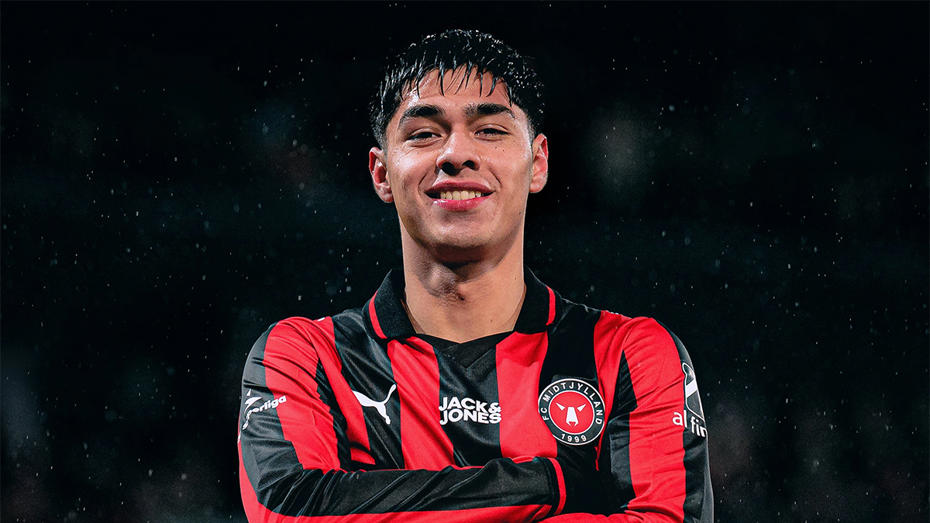 Midtjylland formasıyla Dario Osorio