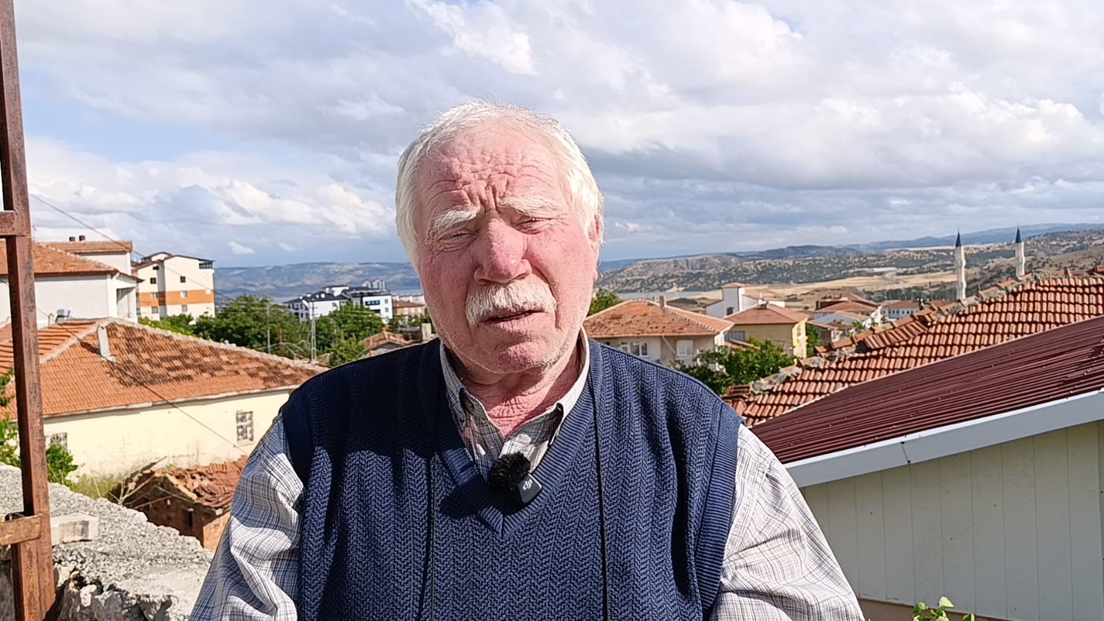Yozgat’ın Çekerek ilçesinde yaşayan Hasan Özkan’ın yakın plan görüntüsü.