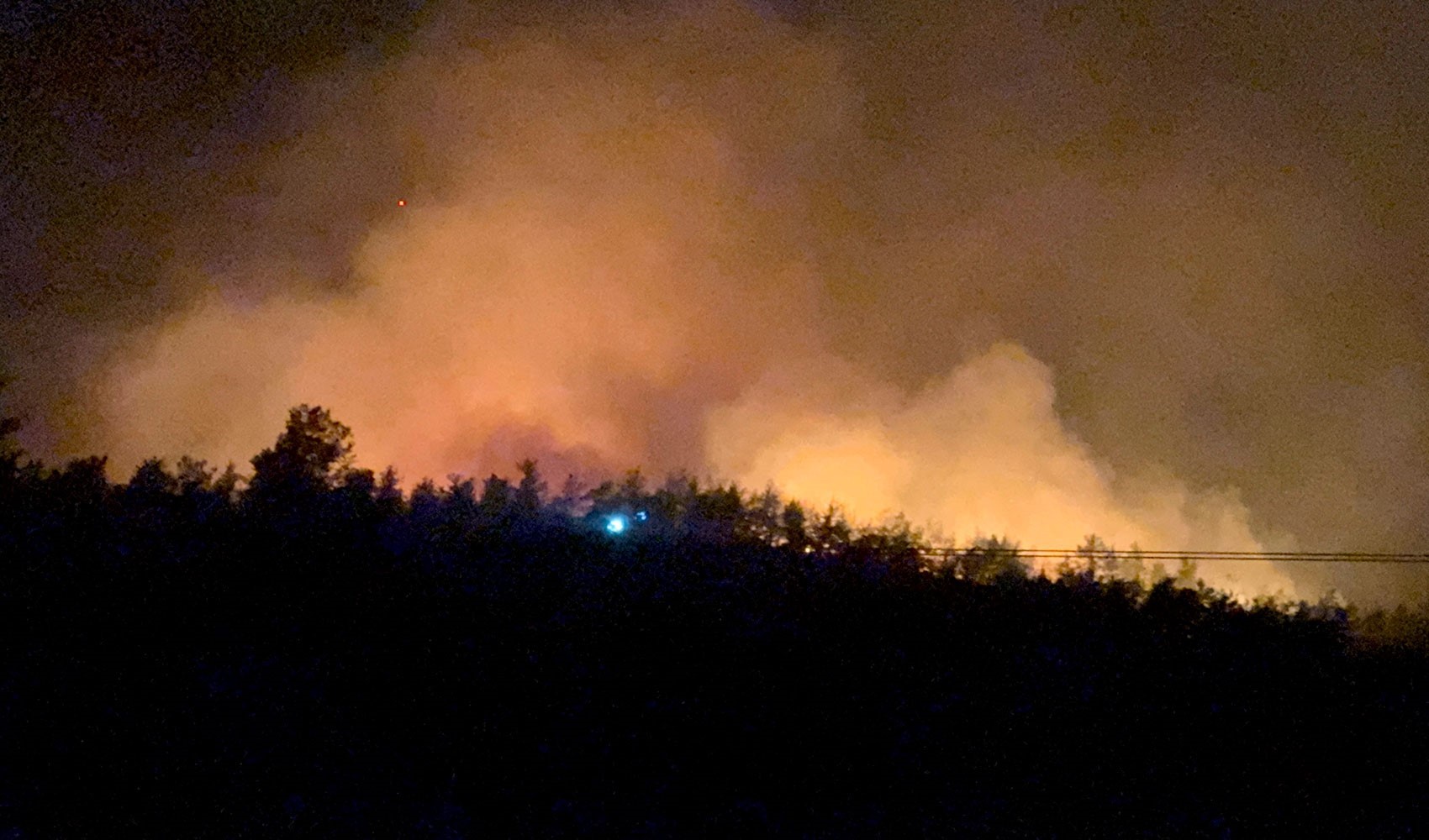 Muğla Fethiye'de orman yangını