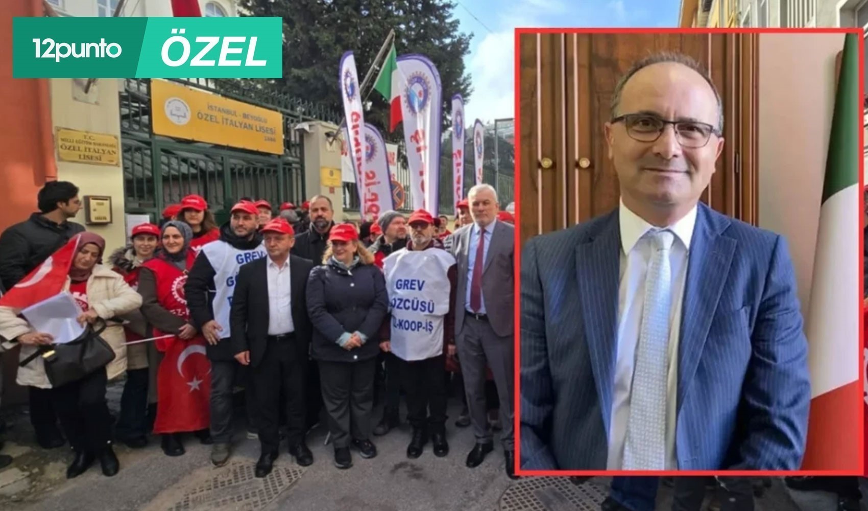 Özel İtalyan Lisesi Müdürü Türkiye’den apar topar gönderildi: 12punto belgeye erişti