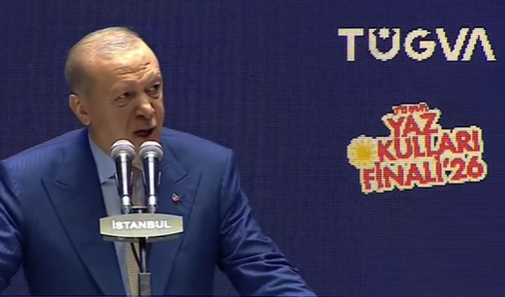 Cumhurbaşkanı Erdoğan, TÜGVA Yaz Okulları Final programında gençlere seslendi