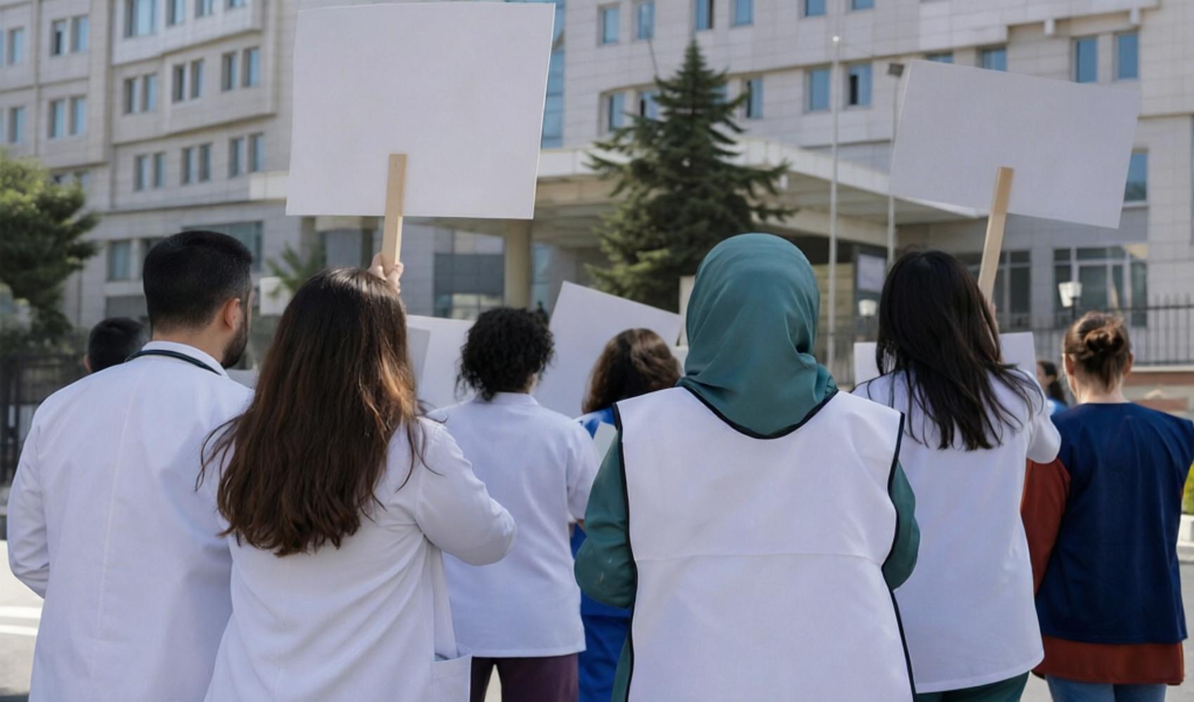 Aile hekimleri İstanbul’da yönetmeliğe karşı toplandı: ‘Sistematik hak kaybıyla mücadele ediyoruz’