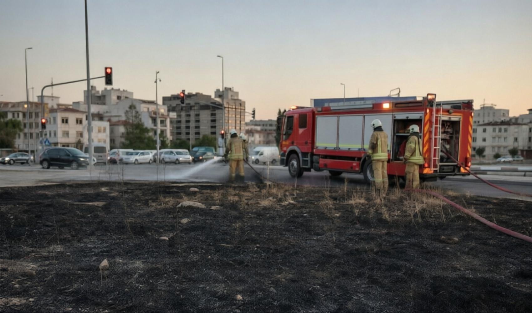 Avcılar’da otluk alan yangını: Şüpheli kaçtı