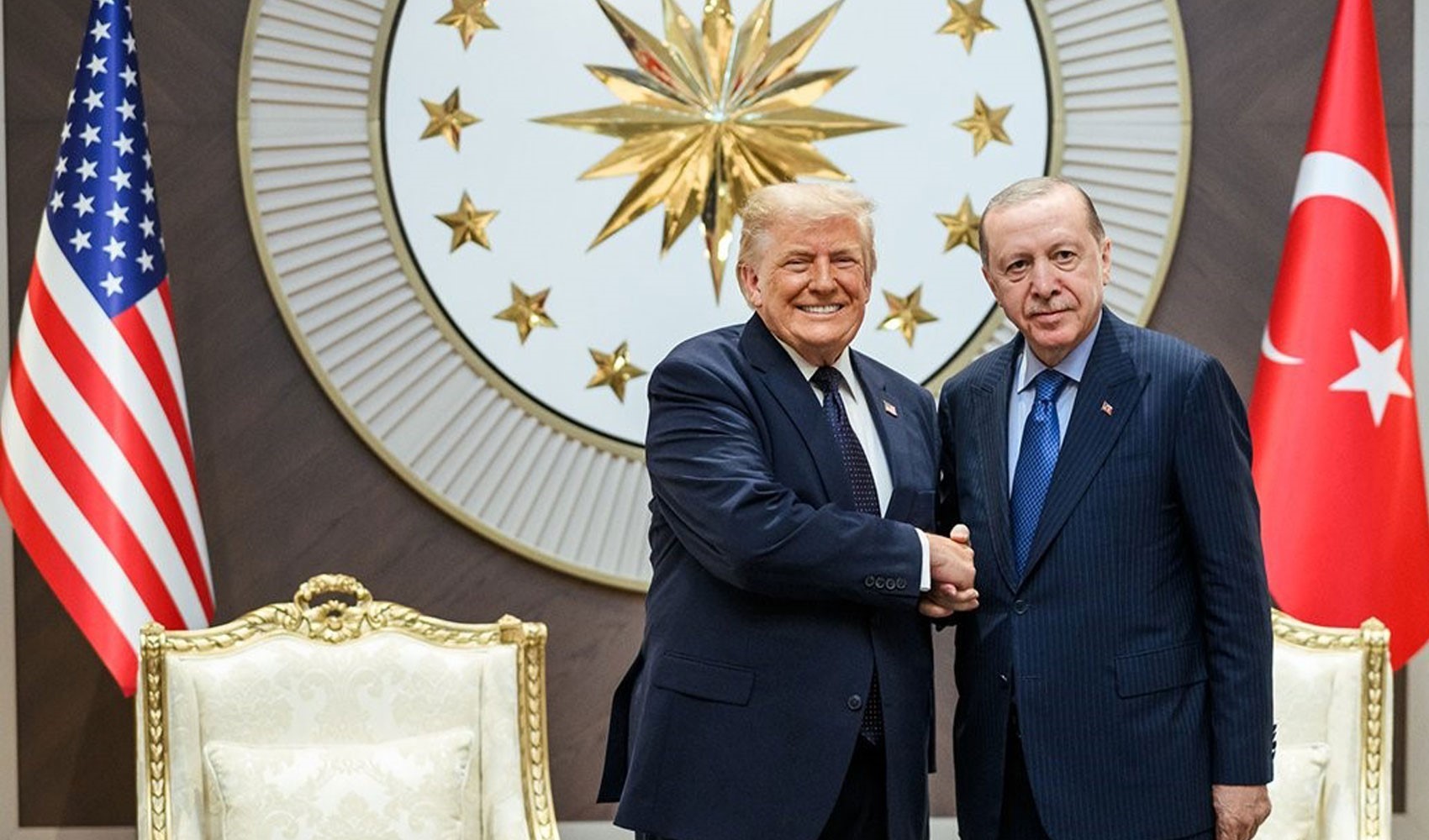 Beyaz Saray, Trump ile Cumhurbaşkanı Erdoğan’ın fotoğrafını paylaştı