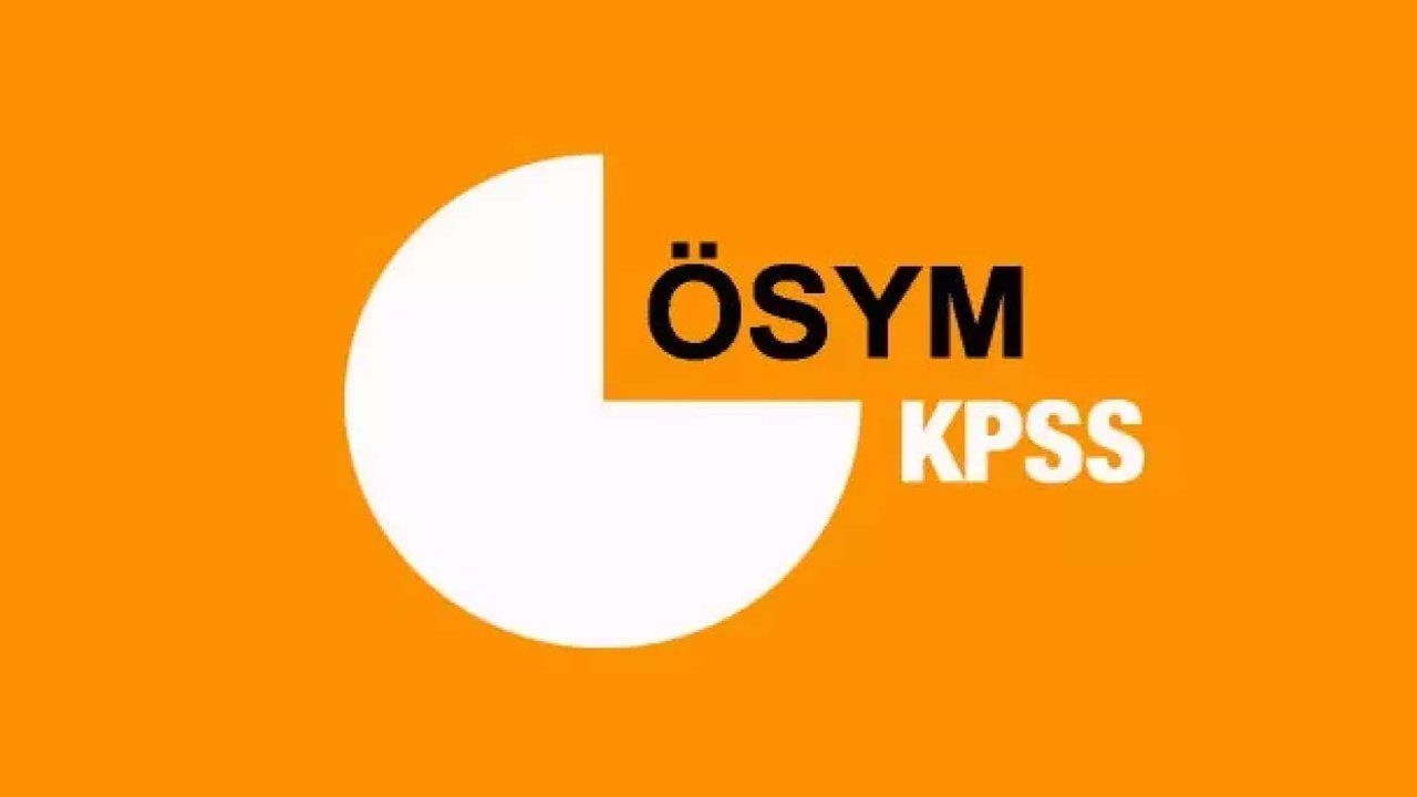 ÖSYM ve KPSS yazılı turuncu sınav görseli.