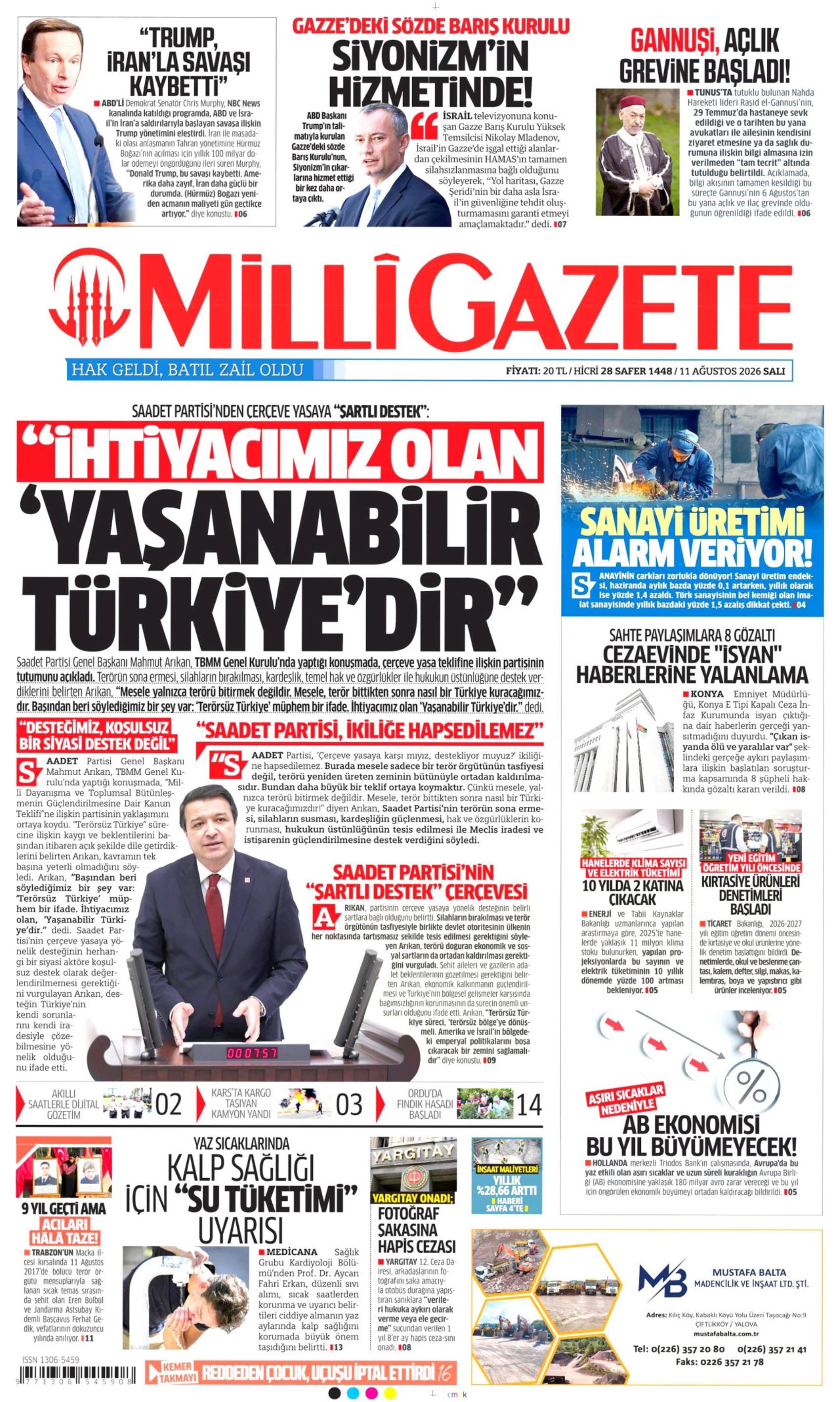 İkinci açılım sürecinde yeni eşik: Gazeteler çerçeve yasanın kabul edilmesini nasıl gördü?