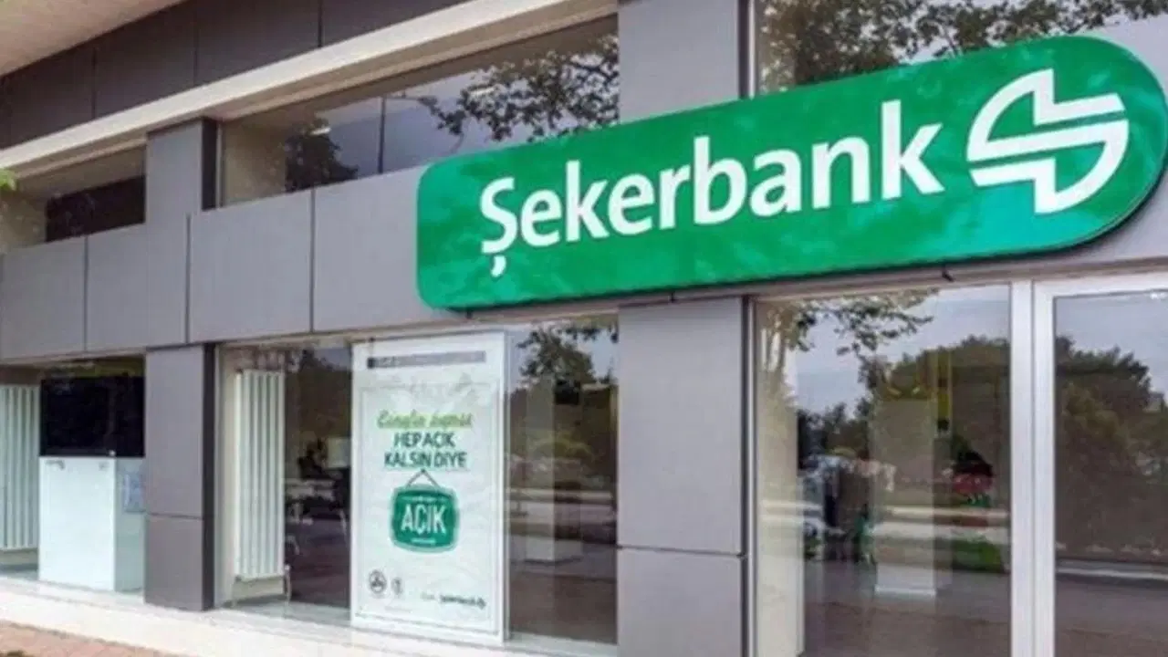 Şekerbank şube tabelası