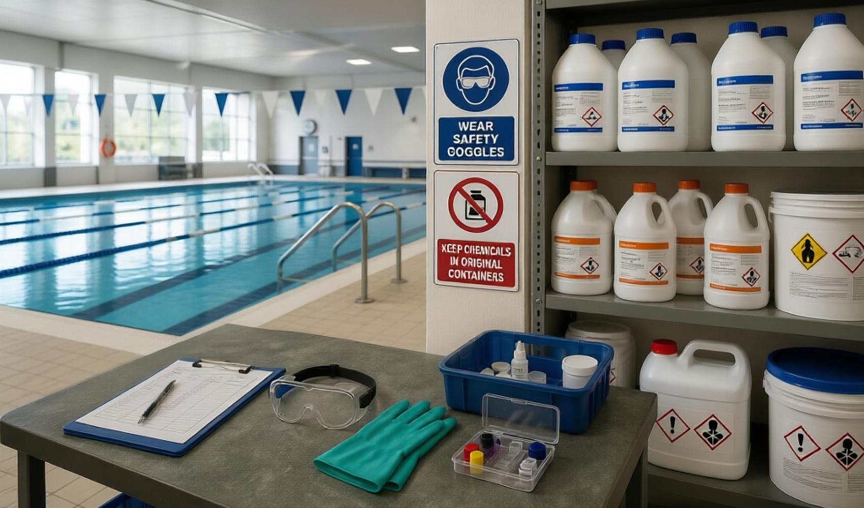 Warnung von Experten vor Poolchemikalien: Chlor und Säure können giftige Gase freisetzen