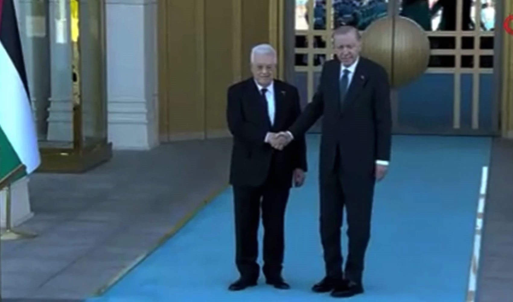 Cumhurbaşkanı Erdoğan, Mahmud Abbas ile basın toplantısı gerçekleştirdi