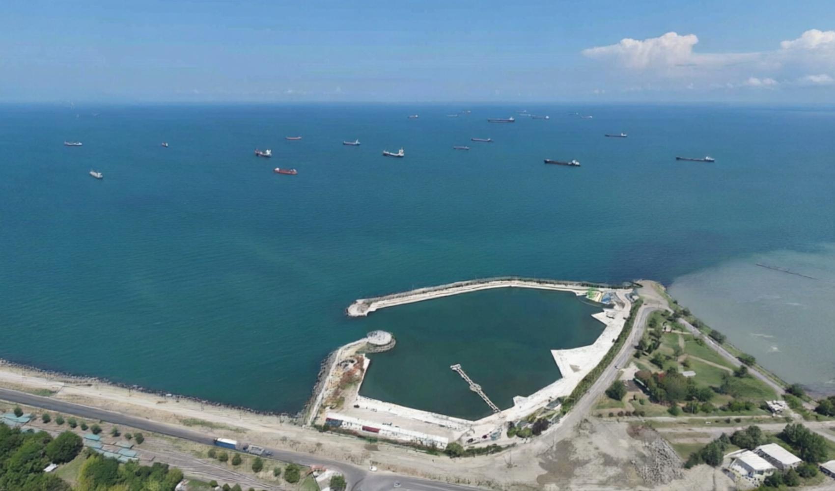 Samsun açıklarında gemi yoğunluğu