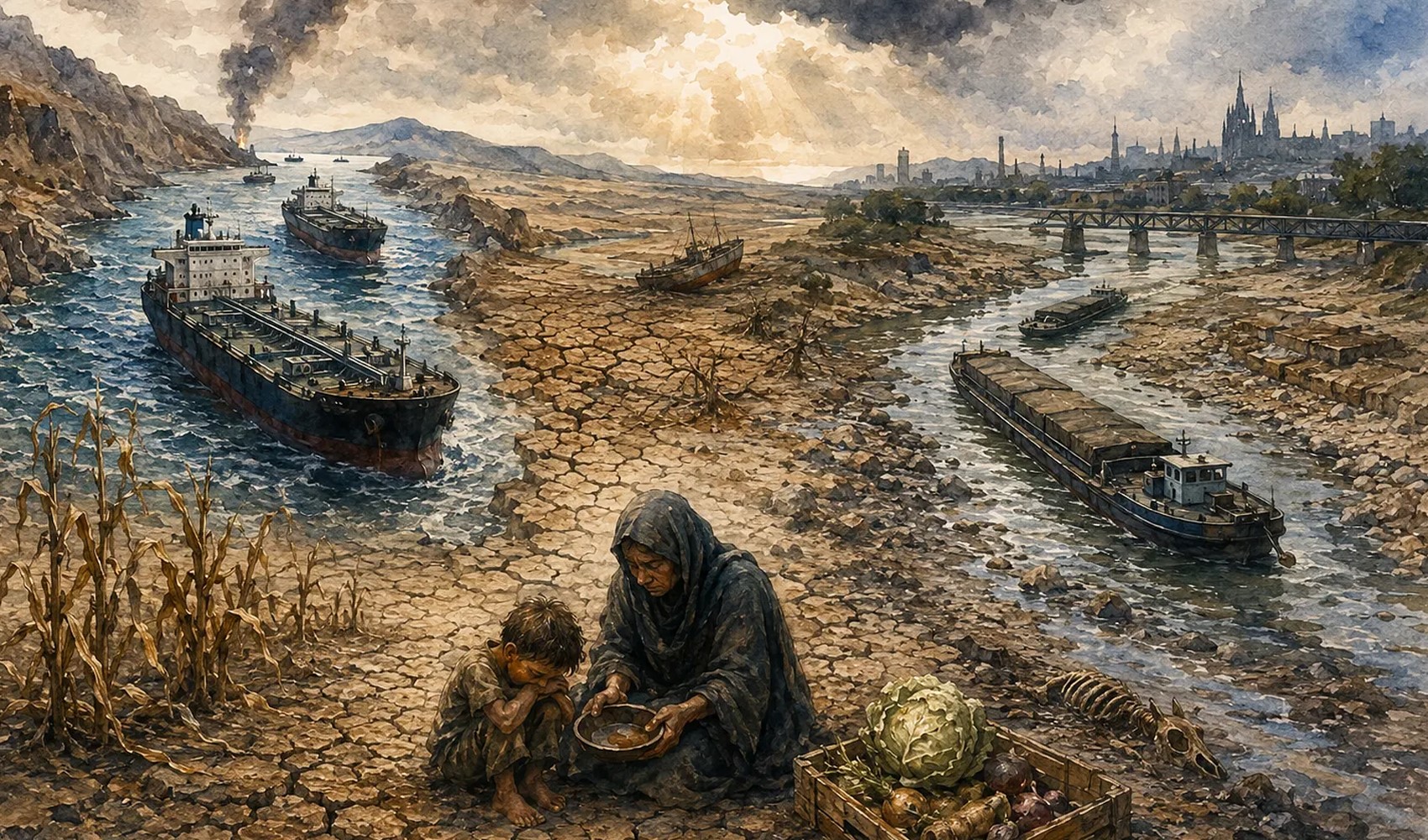 Hürmüz’den Karadeniz’e, Tuna’dan Ren’e yeni gıda krizi