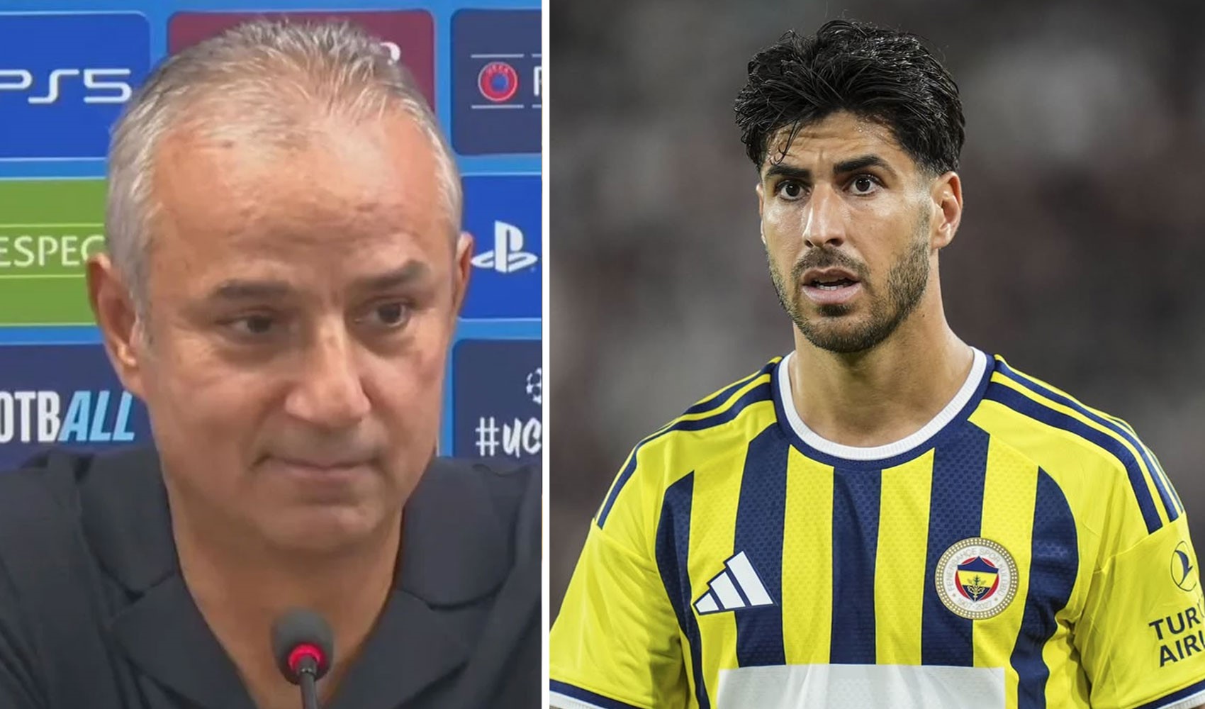 İsmail Kartal Asensio sorusunu duyunca alaycı şekilde güldü