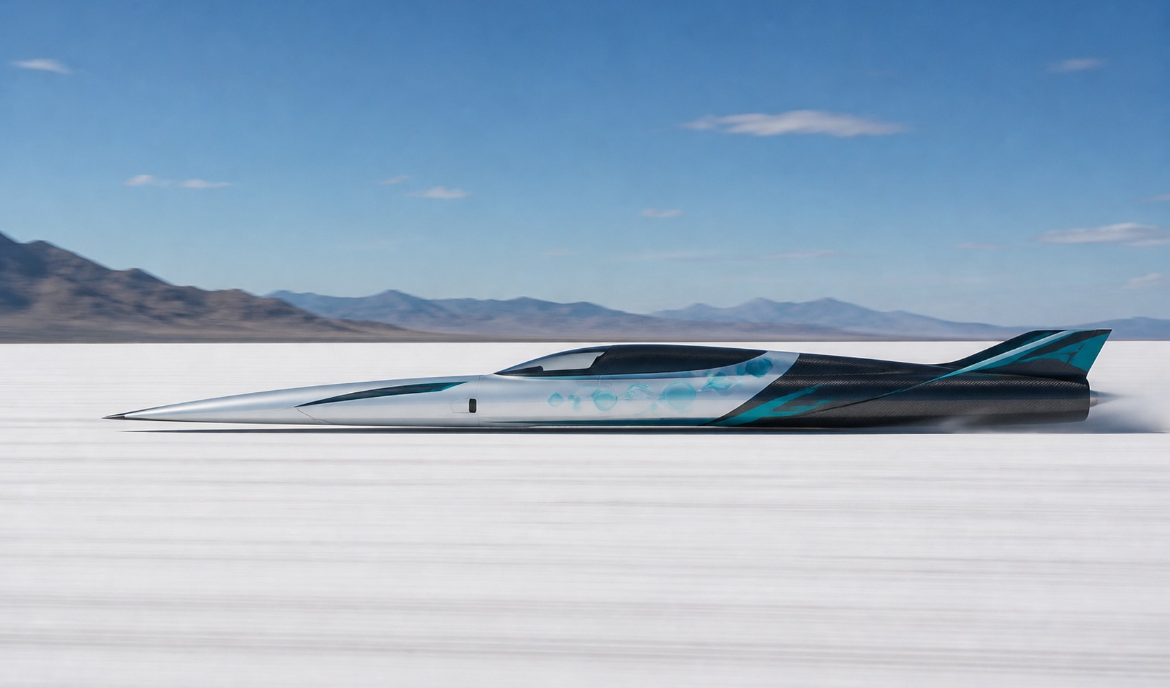 Un vehículo de hidrógeno alcanza los 653,9 km/h en Utah y establece un récord mundial