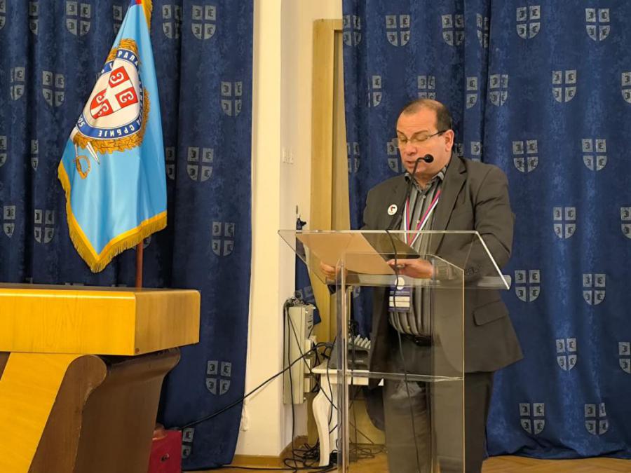 ICAP President Fernando González Llort is seen speaking at a podium.