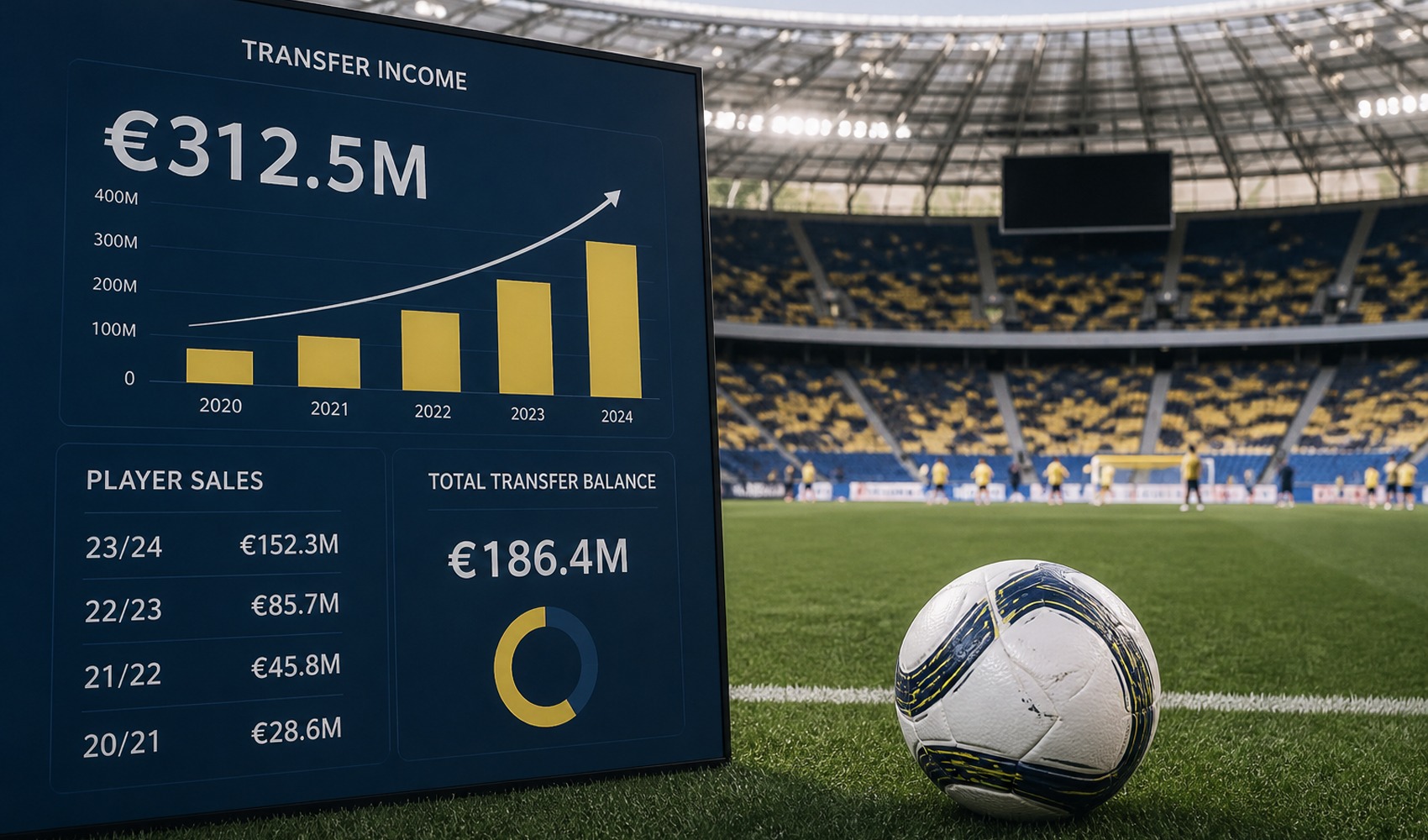 Fenerbahçe satışta 178,7 milyon euroyu gördü