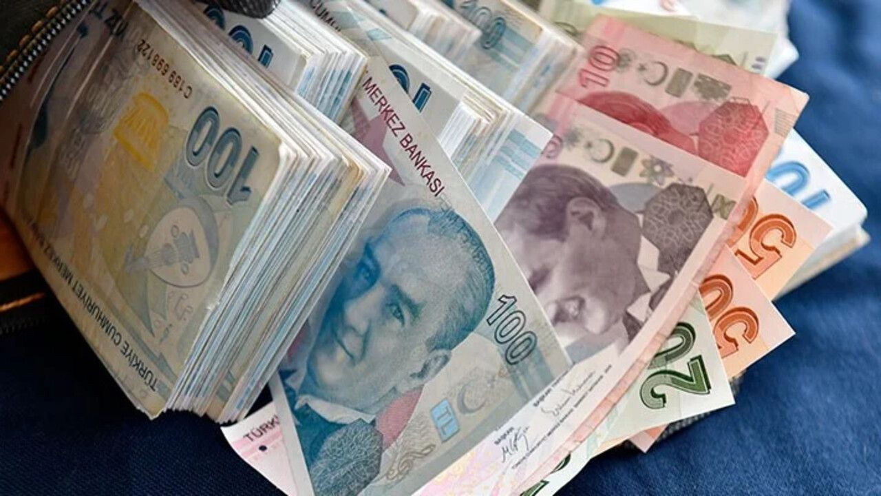 Farklı kupürlerde Türk lirası banknotların yakın plan görüntüsü.
