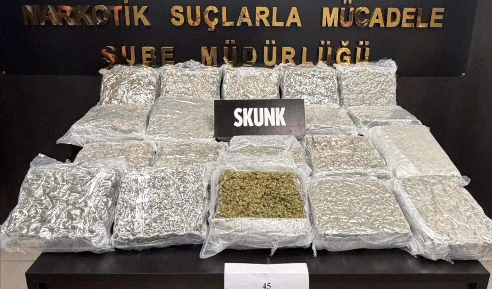 45 kilograms of cannabis seized in operation