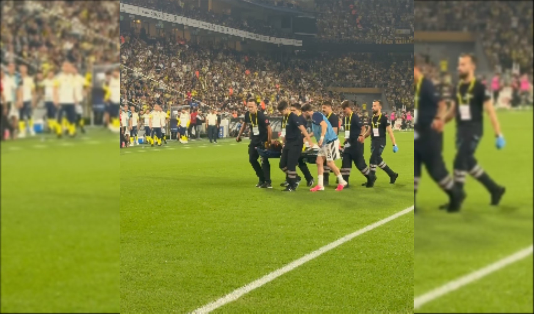 Momentos de terror en Kadıköy: El futbolista nacional quedó inmóvil en el suelo