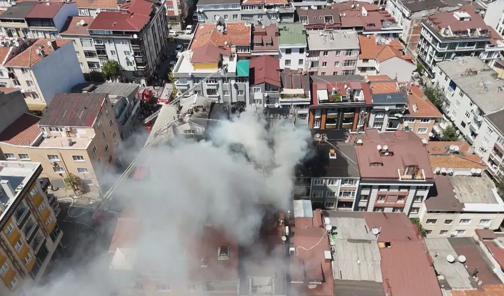 İstanbul'da yangın