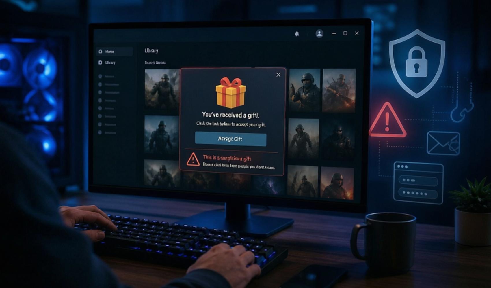 Steam’de ücretsiz oyun hediyesi tuzağı: Uzmanlardan oyunculara 6 güvenlik uyarısı