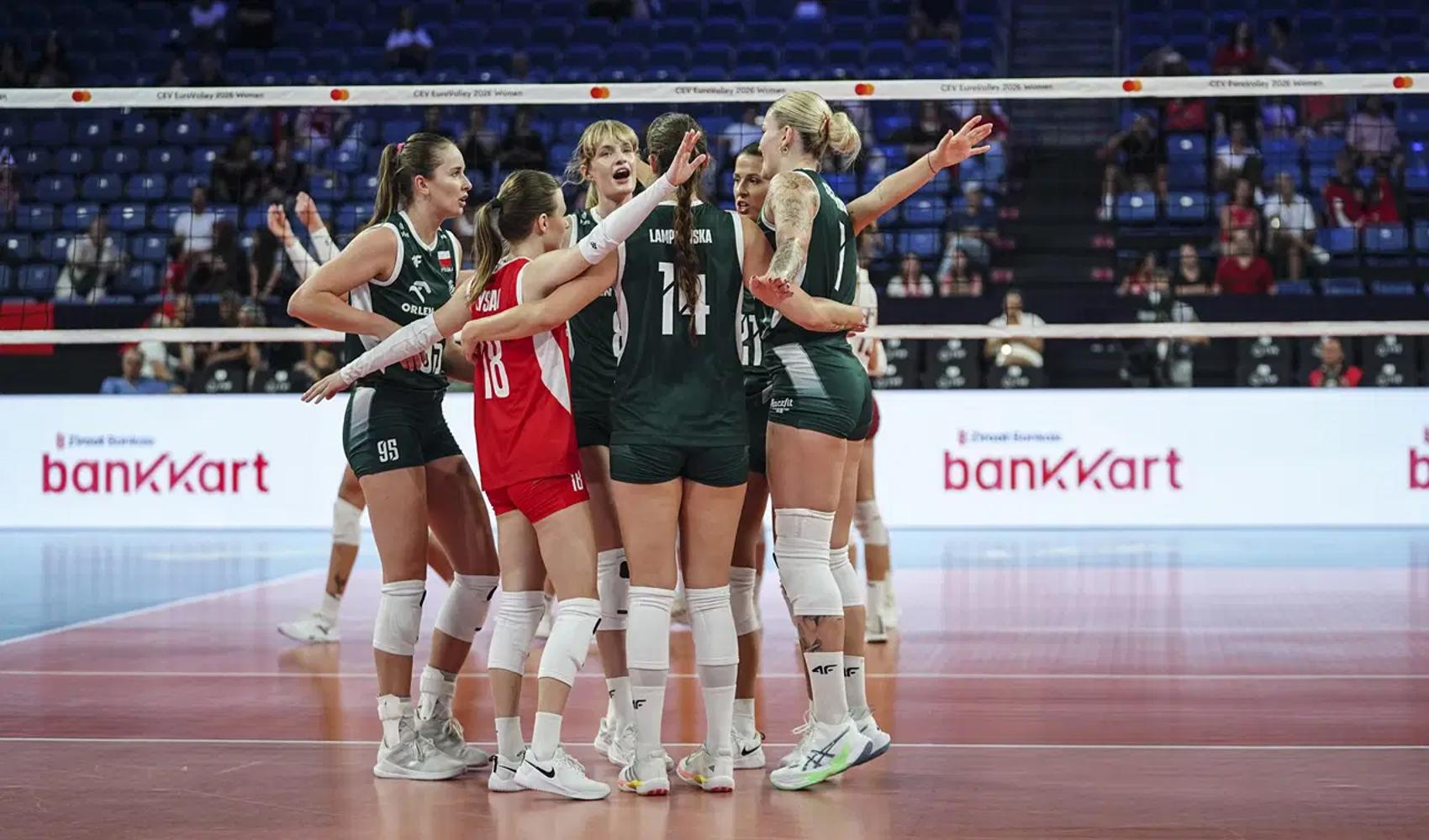 La Polonia batte la Lettonia 3-1 ai Campionati Europei di pallavolo femminile CEV