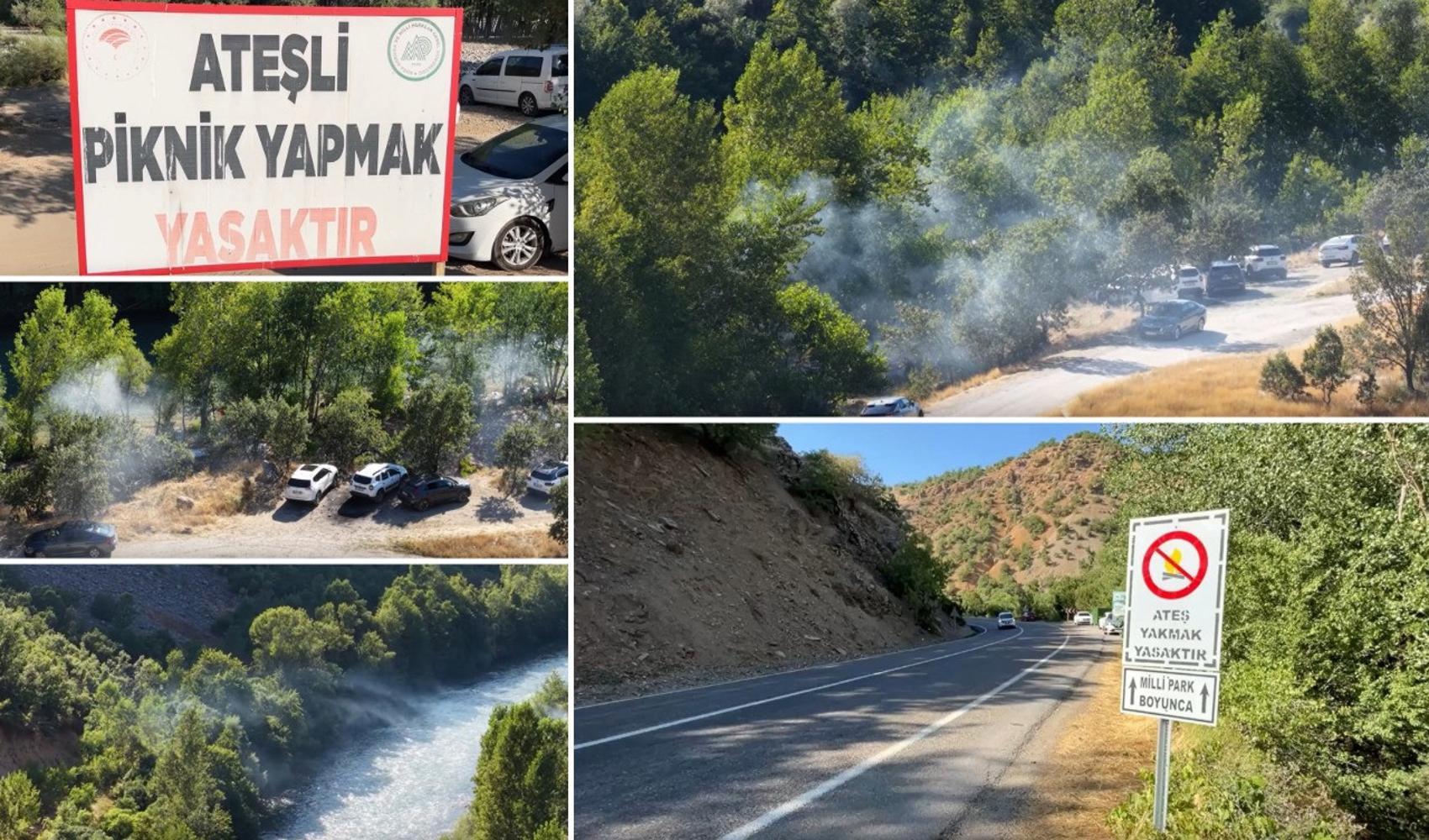Fire ban in Munzur Valley remains only on signs