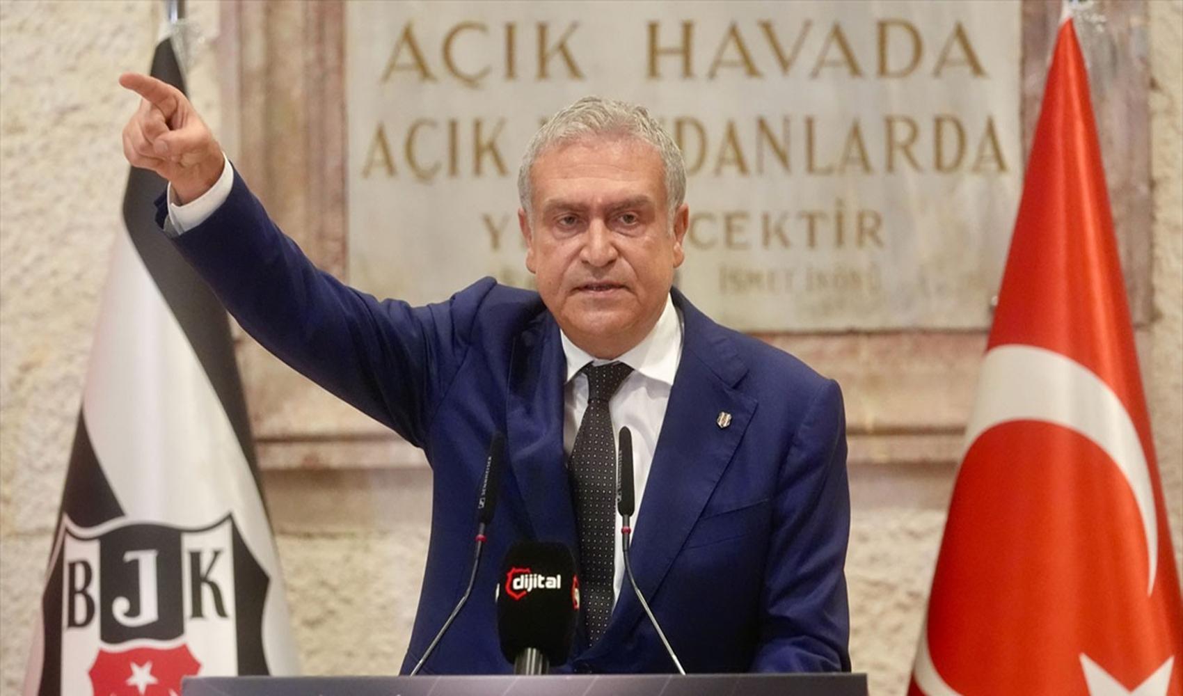Il Beşiktaş chiede le dimissioni del presidente dell'MHK Ferhat Gündoğdu