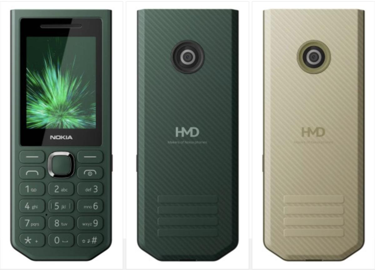 Immagine del prodotto che mostra il modello Nokia 300 Charge frontalmente e posteriormente.