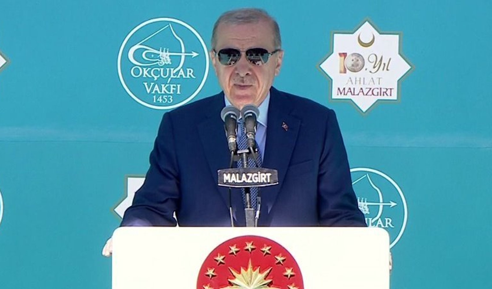 Erdoğan'dan Malazgirt'te süreç çıkışı: 'Bölgemizde tarih yeniden yazılıyor'