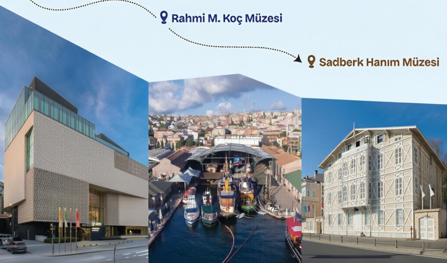 Three Istanbul museums meet on a single route: A joint campaign from Arter, Rahmi M. Koç Museum, and Sadberk Hanım Museum