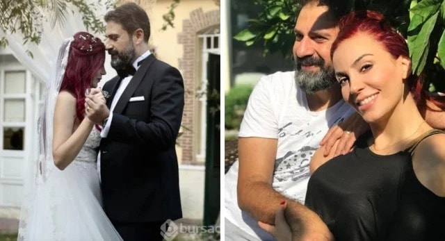 Erhan Çelik ile Dr. Özlem Gültekin’in düğün ve günlük yaşam fotoğraflarından oluşan kolaj.