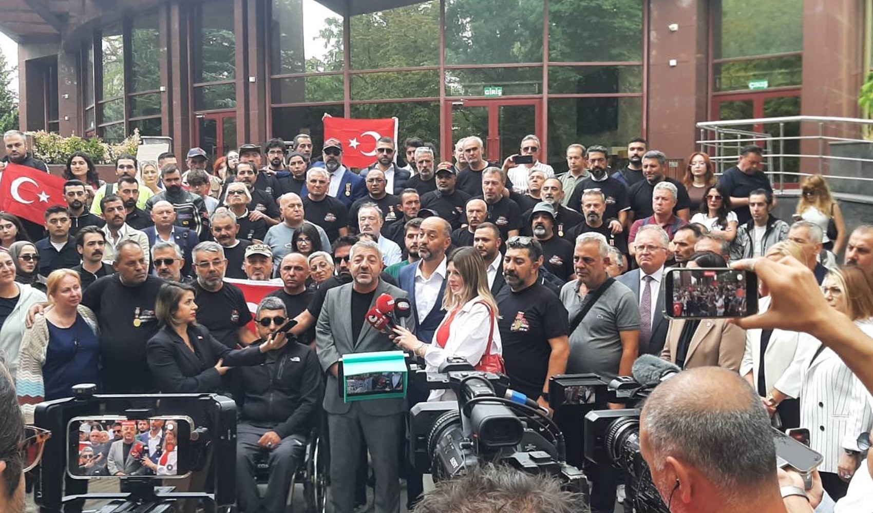 48 günlük eylemin ardından gazilerden dikkat çeken veda