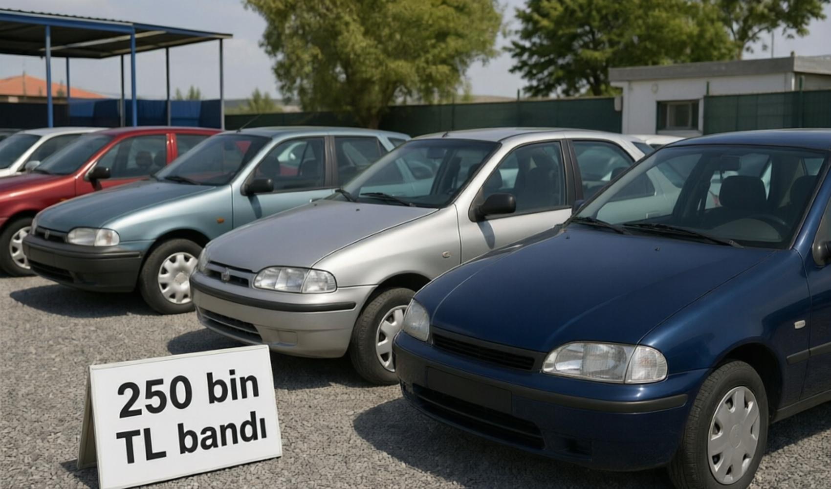 Le auto usate intorno ai 250 mila TL che spiccano per l'assenza di spese impreviste