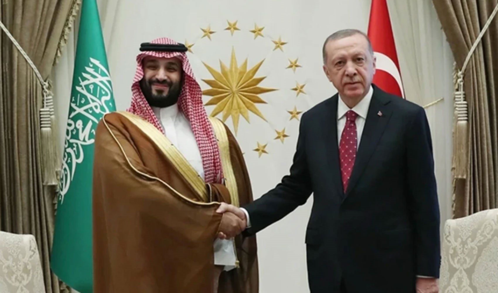 Cumhurbaşkanı Erdoğan, Suudi Arabistan Veliaht Prensi Selman'la görüştü