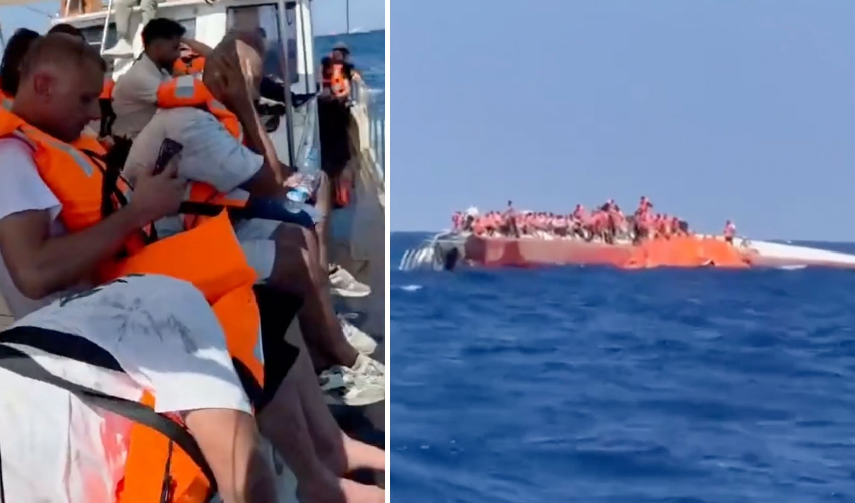 First images from the ship that capsized in Kyrenia