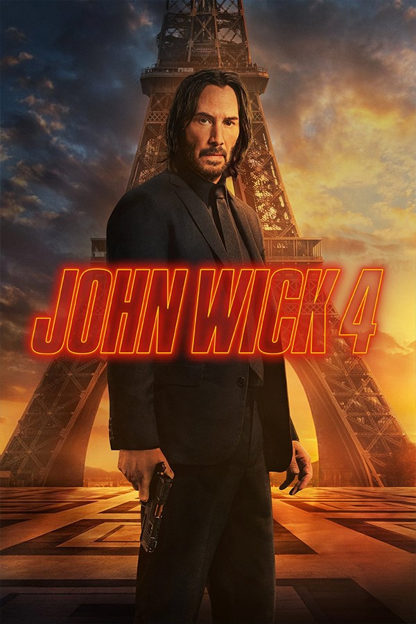 John Wick 4 filminin afiş görseli.