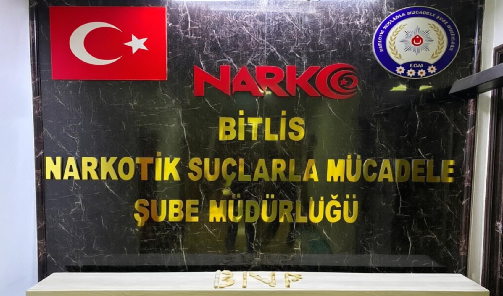Bitlis’te 4 şüphelinin vücudundan metamfetamin çıktı