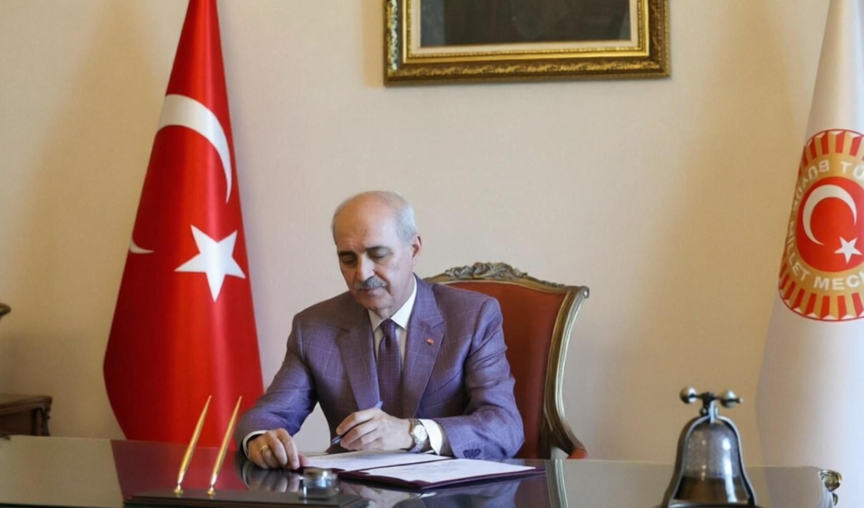 Numan Kurtulmuş imzaladı: Yeni açılım sürecinde hazırlanan çerçeve yasa Meclis'e sunulacak