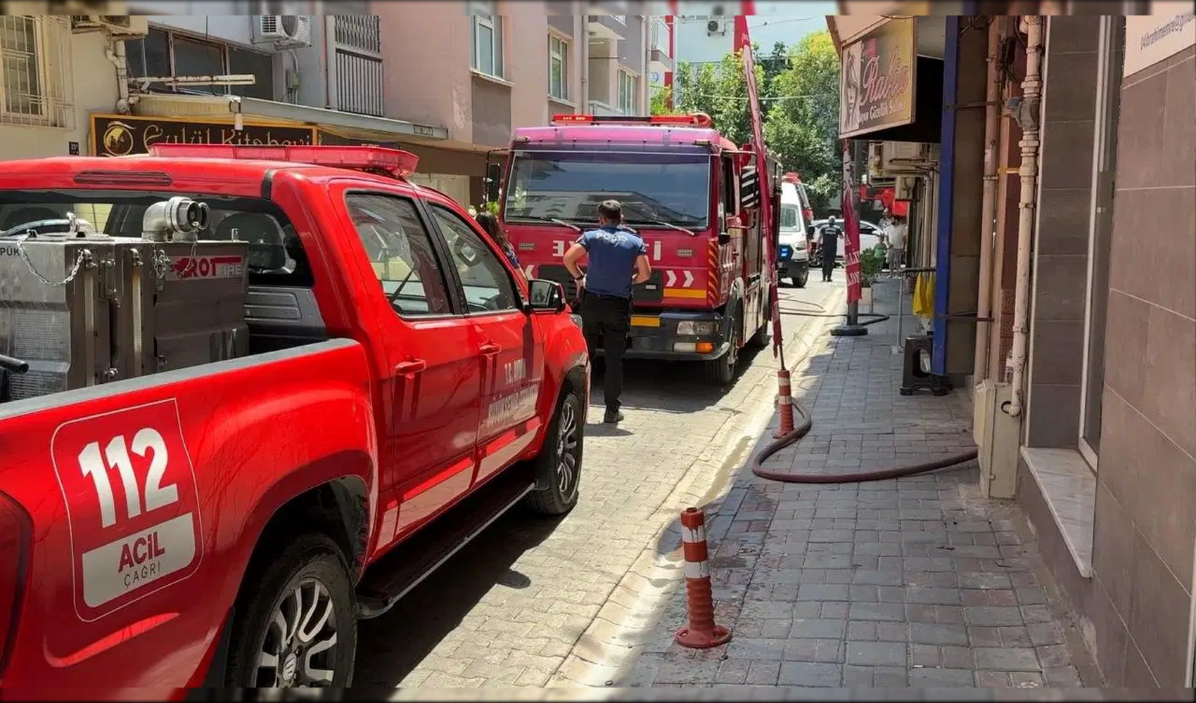 Böcek ilaçlaması sırasındaki patlama 2 kişiyi hastanelik etti