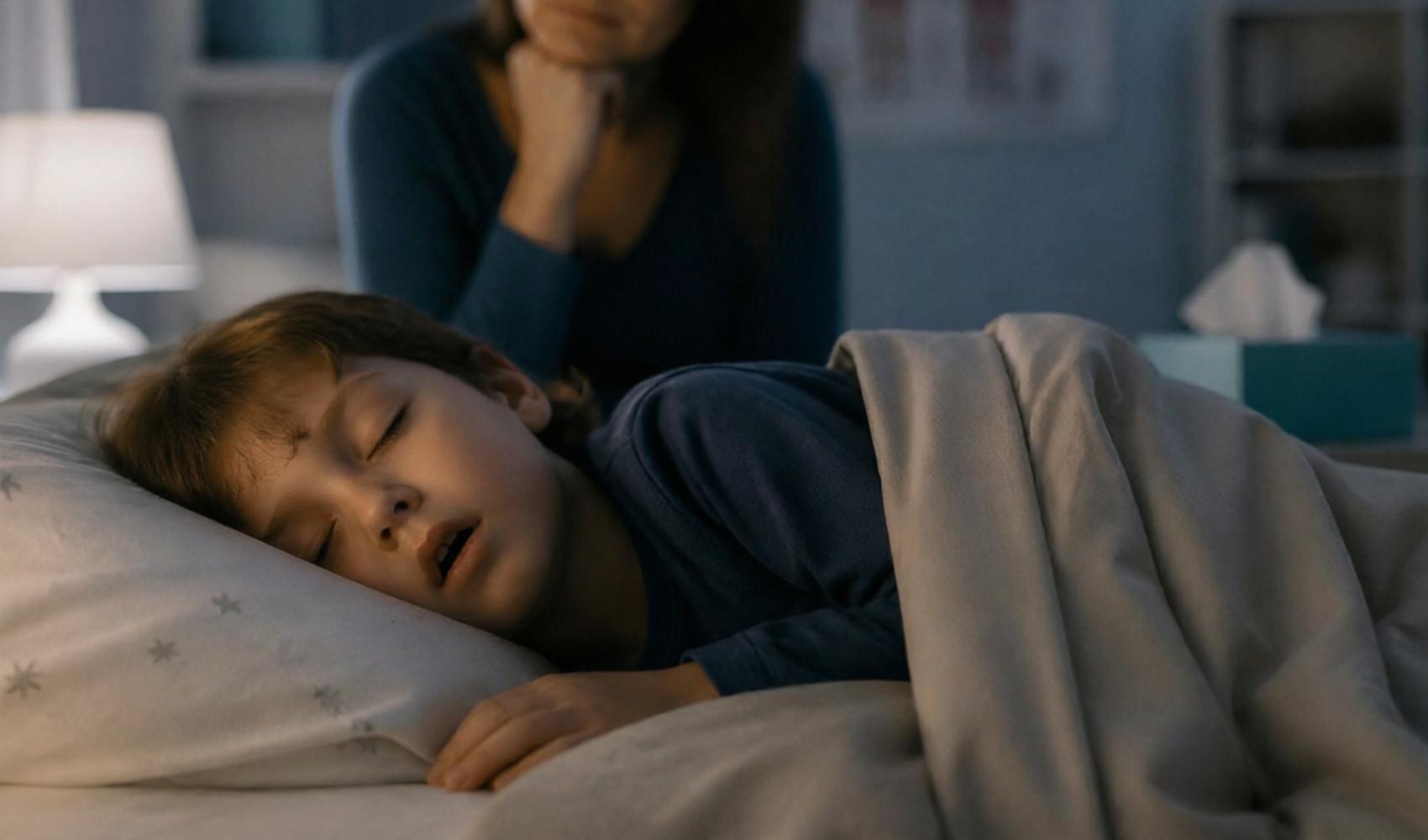 Russare e dormire a bocca aperta nei bambini possono essere segni di ipertrofia delle adenoidi