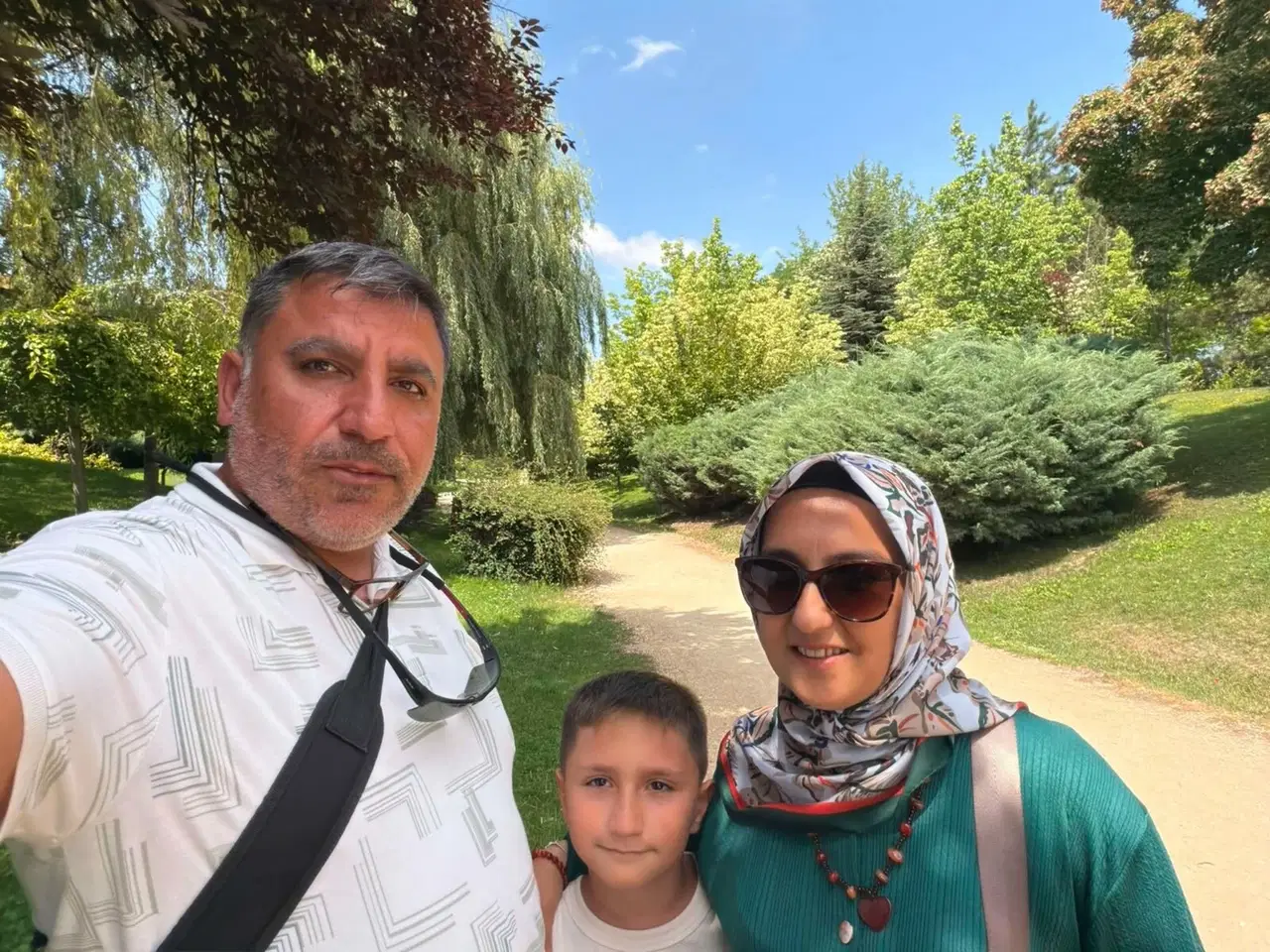 Yusuf Talha Çanlı’nın ailesiyle çekilmiş fotoğrafı.