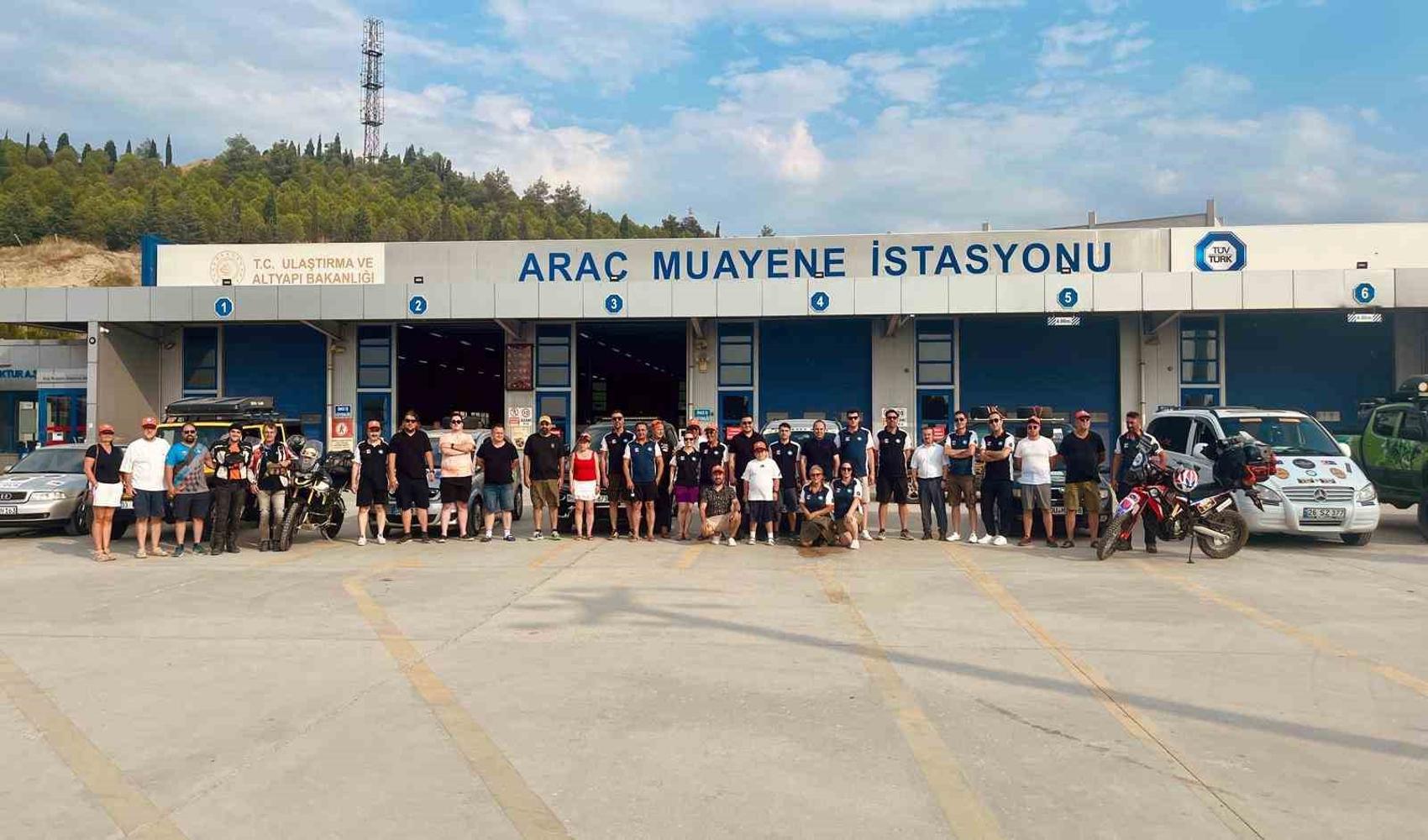 Anadolu Dostluk Rallisi Pamukkale’ye ulaştı