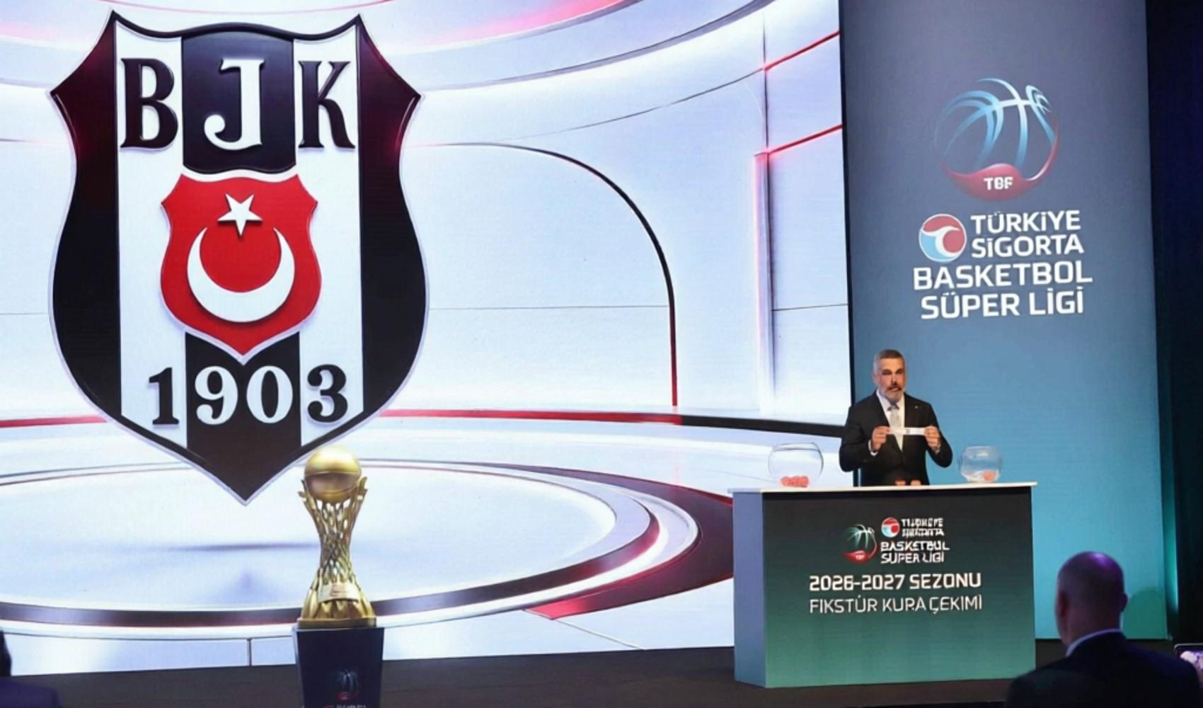Basketbol Süper Ligi’nde 2026-2027 sezonu fikstürü çekildi: İlk hafta maçları belli oldu